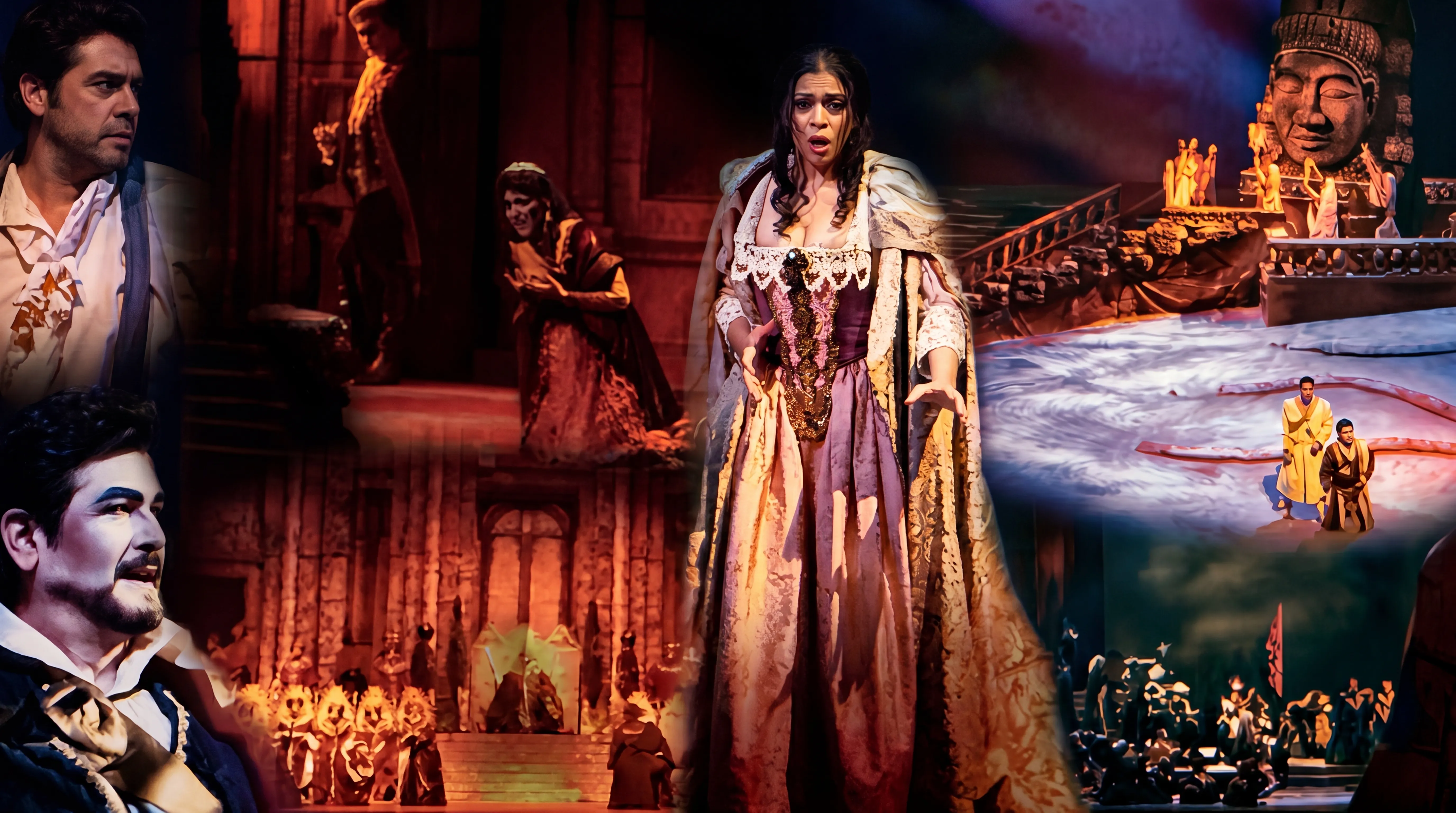 Escena histórica del Teatro de la Ópera.