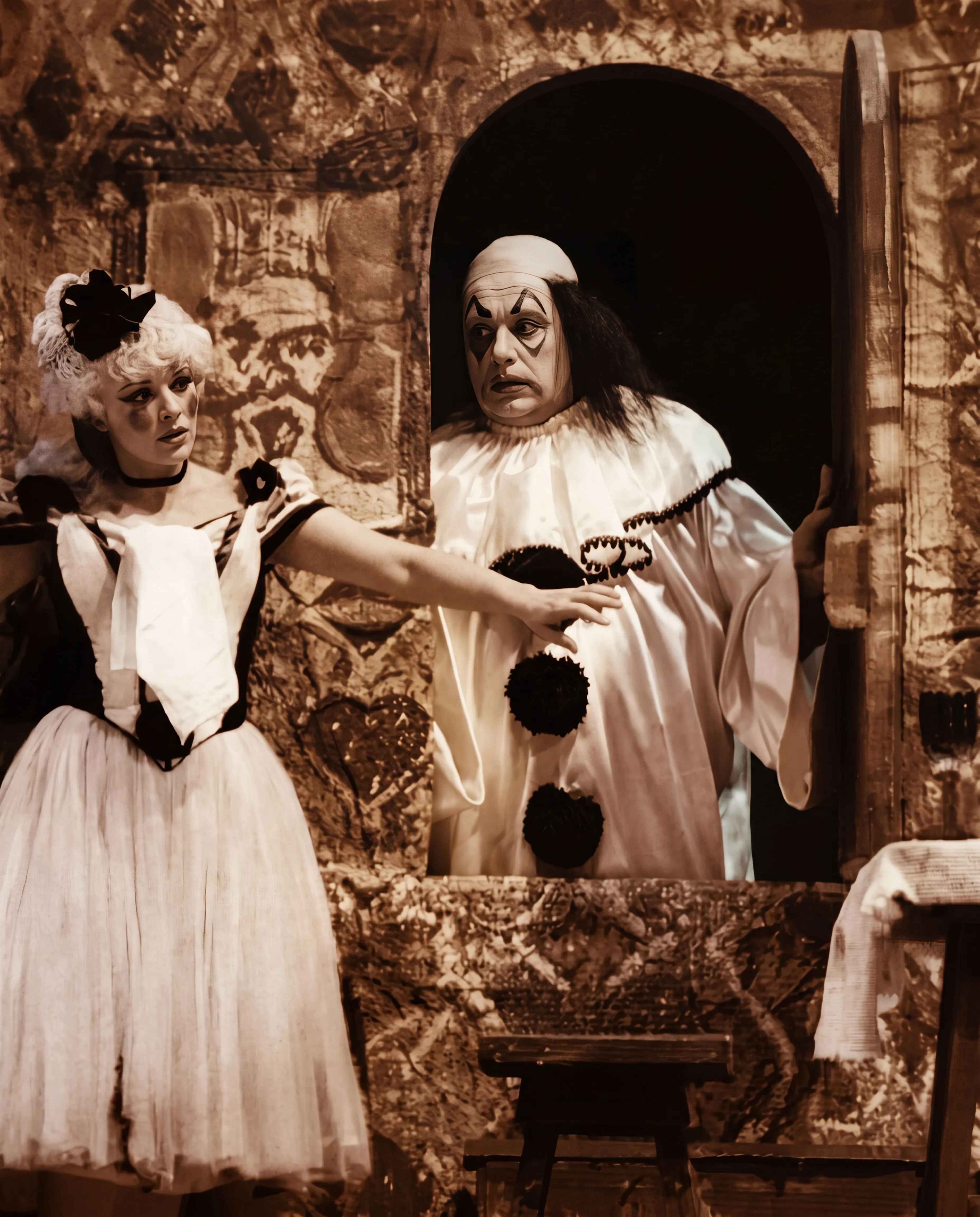 Antonio Barasorda y Hilda Ramos en Pagliacci, 1996.